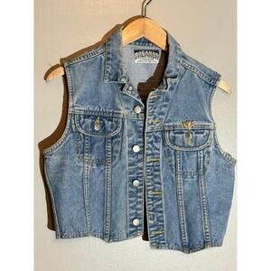 Breaker Light Blue Denim Vest Size L‎